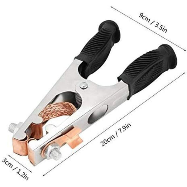 Welding Ground Clamp Galvanized Earth 500A Magnetic Rod Good Conductivity For Welder Other Welding Equipment