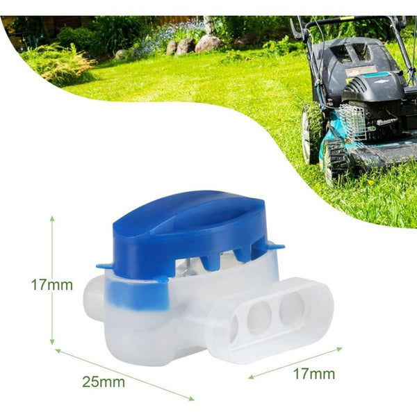 20 Pcs Resin Filled Cable Connectors 3 Pole Terminal Blocks For Robotic Lawn Mowers Lawn Mower Accessories