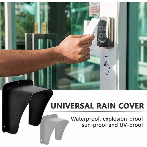 Waterproof Metal Cover For Video Camera Doorbell Lock Access Knob Protects Device From Sun And Raindrops Other Home Security