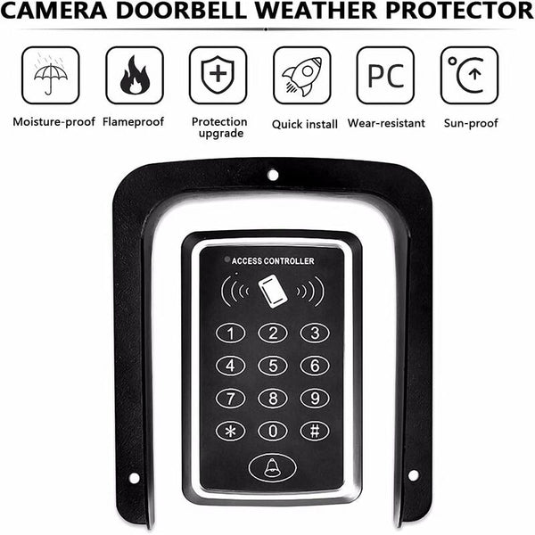 Waterproof Metal Cover For Video Camera Doorbell Lock Access Knob Protects Device From Sun And Raindrops Other Home Security