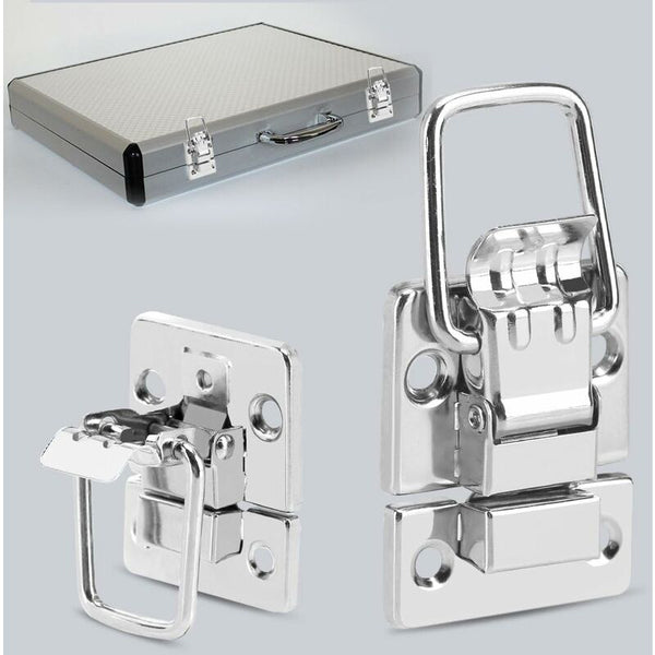 10 Pcs Drawer Hardware Clasp Lock For Metal Jewelry Box Suitcase Chests Latch Jewellery Boxes