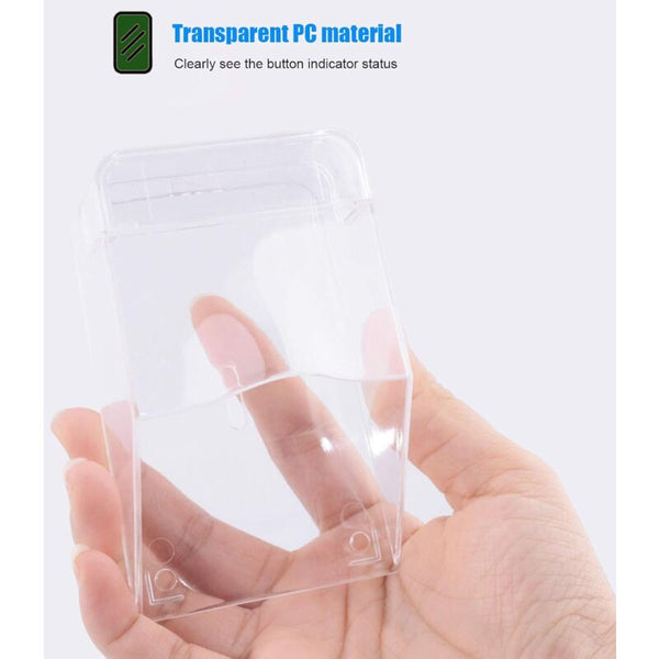 Transparent Protective Cover For Outdoor Doorbel Waterproof Wireless Wall Mount 11 X 6 5 Cm Smart Doorbell Parts