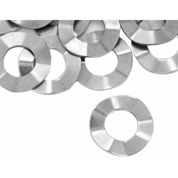 Wave Washer Stainless Steel Spring M10x5x0.3Mm (20 Pcs) Screws & Bolts