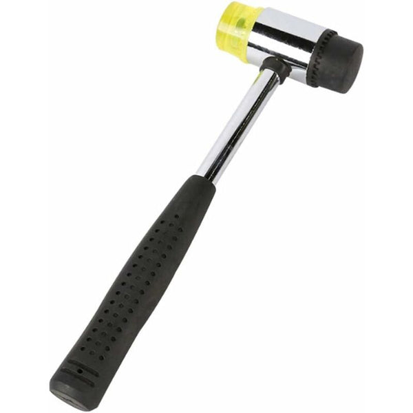 Rubber Hammer Double Head Mounting Sided Mallet Diameter 35 Mm Aluminium Tools Repair Kit Black Hammers & Mallets