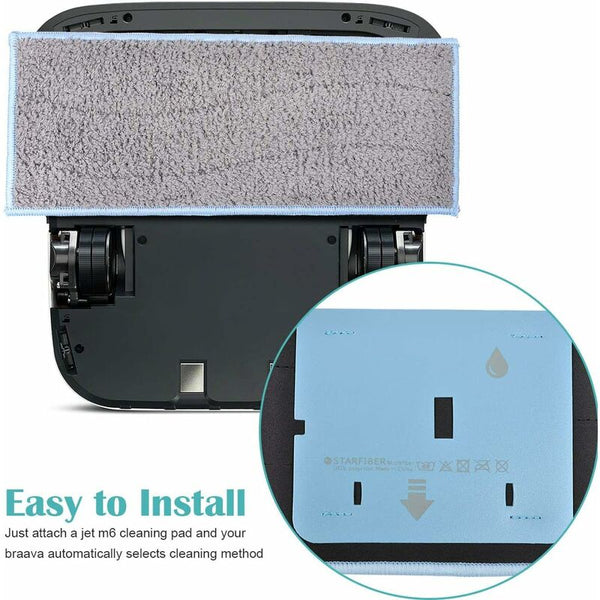 4 Pack Reusable Washable For Braava Jet M6134 Mop Pads