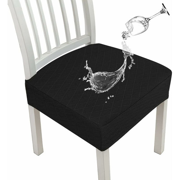 Diamond Lattice Waterproof Seat Covers For Dining Room Chairs Stretch Kitchen Chair Covers