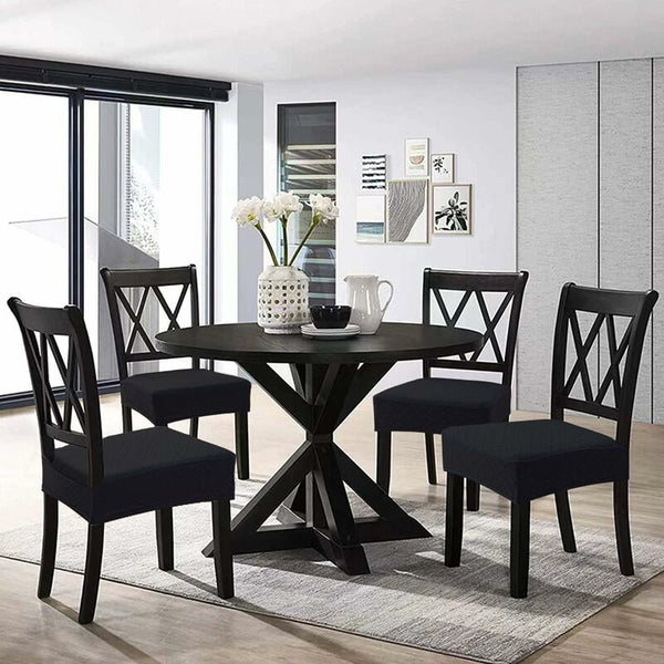 Diamond Lattice Waterproof Seat Covers For Dining Room Chairs Stretch Kitchen Chair Covers