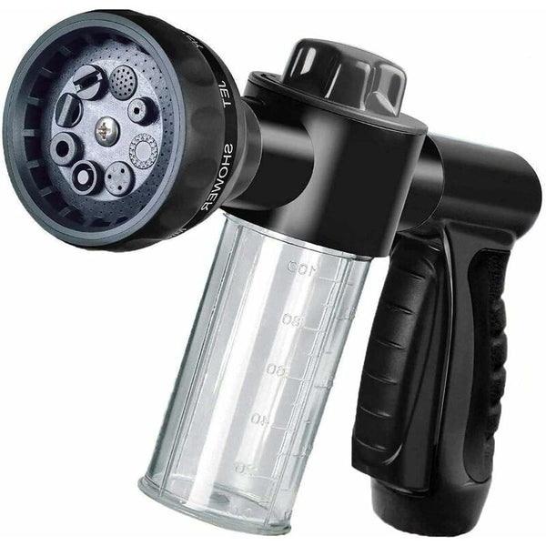 With 8 Watering Modes Garden Foam Sprayer Hose Nozzle Soap Dispenser Gun For Car Washing Plant And Pet Garden Sprayers