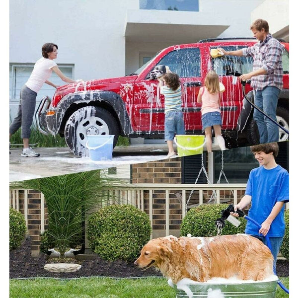 With 8 Watering Modes Garden Foam Sprayer Hose Nozzle Soap Dispenser Gun For Car Washing Plant And Pet Garden Sprayers