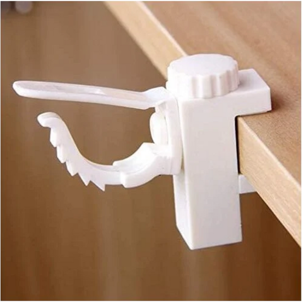 Crossbar Clamp Holder For Rods And Towels (2 Pcs) Curtain Poles & Accessories