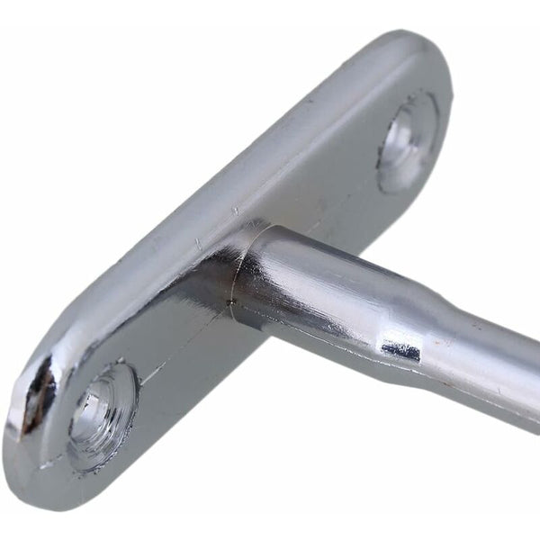 2 Pcs 16Mm Silver Plated Zinc Alloy Oval Wardrobe Brackets Braces & Brackets