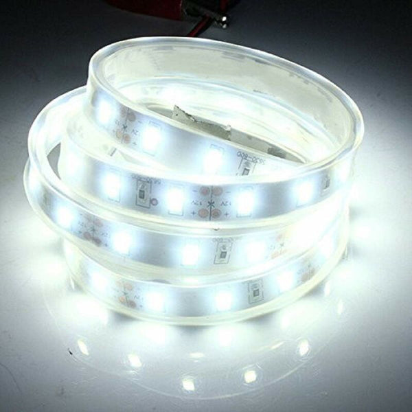 5M 5630 Smd Led Silicone Strip Light Cool White Waterproof 12V Smart Light Strips