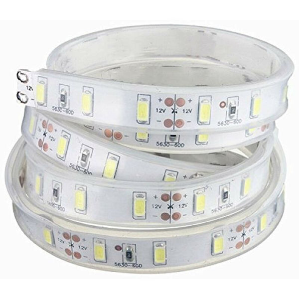 5M 5630 Smd Led Silicone Strip Light Cool White Waterproof 12V Smart Light Strips