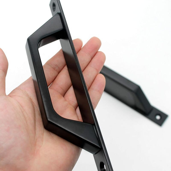19.6Cm Handle Barn Door Pull Sliding Carbon Steel Black Sliding Door Hardware