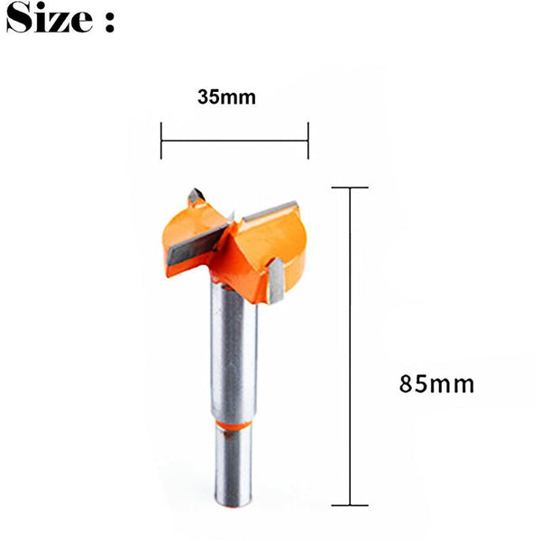35Mm High Speed Hex Shank Hole Saw Cutter For Woodworking Hinge Drilling 1Pc Other Woodworking Equipment