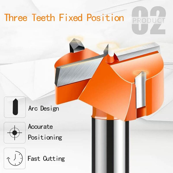 35Mm High Speed Hex Shank Hole Saw Cutter For Woodworking Hinge Drilling 1Pc Other Woodworking Equipment
