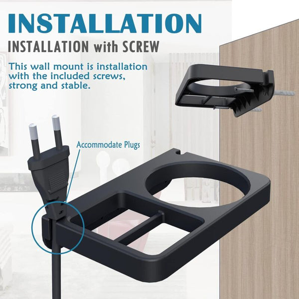 Hair Dryer & Straightener Holders Universal Wall Mount Organizer Accessories Hair Dryers