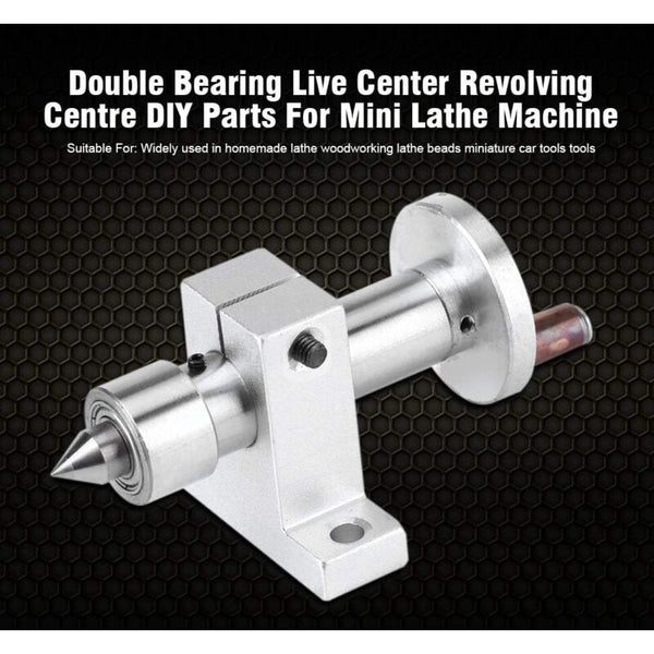 Turning Center Rotating Accessory For Lathe Machine Mini Ball Bearing With 2 Wrenches Woodworking Carpentry Other Power Tools