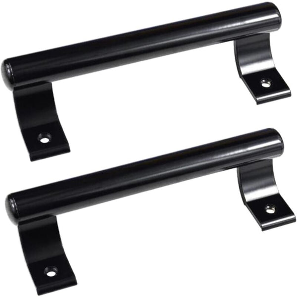 2 Pcs 8" Aluminum Sliding Door Handle Modern Metal For Balcony Glass Doors Bathroom Etc. Sliding Door Hardware