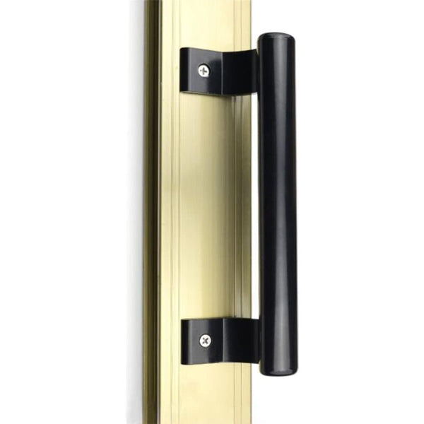 2 Pcs 8" Aluminum Sliding Door Handle Modern Metal For Balcony Glass Doors Bathroom Etc. Sliding Door Hardware