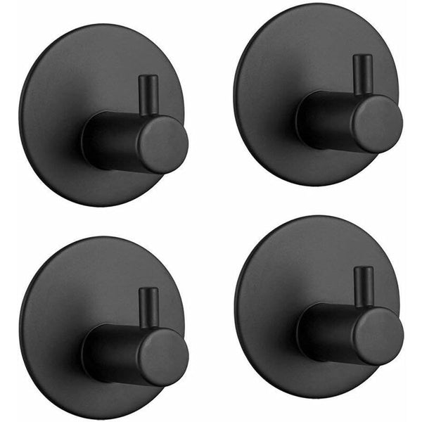 Stainless Steel Bathroom Wall Hooks Self Adhesive Towel Holder For Kitchen Living Room And Office Rustproof Wall Hooks & Hangers