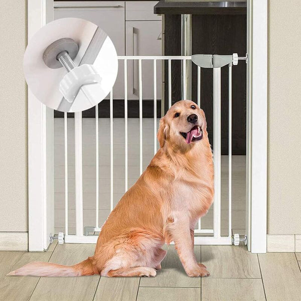 8 Pcs Pressure Mounted Baby Proofing Wall Guards Threaded Spindle Rods Safety Buffers For Stairs Doors Other Baby Proofing