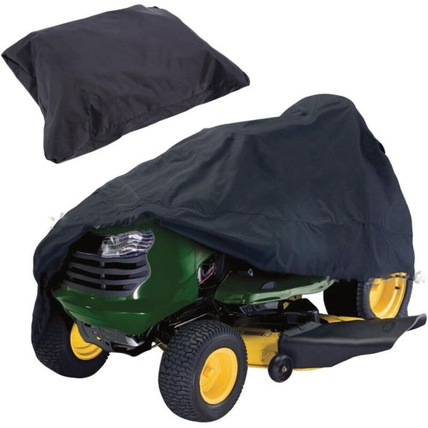 1Pc Waterproof Lawn Mower Cover Uv Resistant Oxford Cloth (170 X 61 117Cm Black) Lawn Mower Accessories