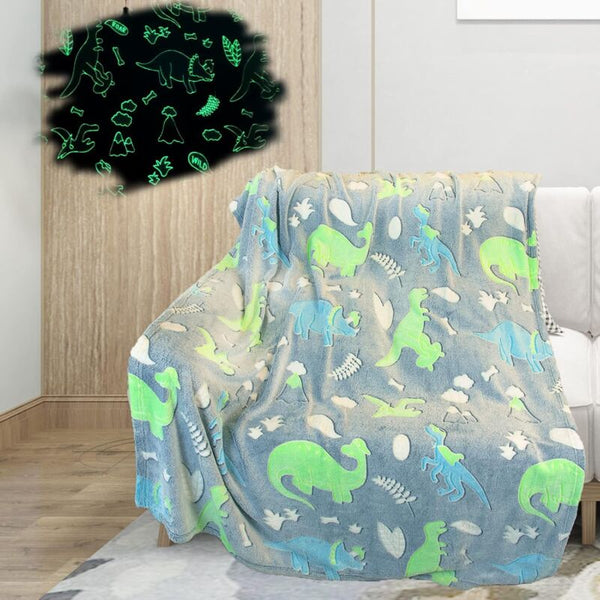 Kids Cozy Blanket Glow In The Dark Soft Sofa Bed For Girls And Boys. (130X150 Cm) Blankets