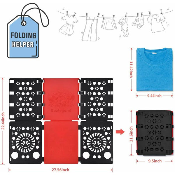 Clothes Folding Board For Shirts Pants And Towels Black 58 X 68 Cm Other Laundry Supplies
