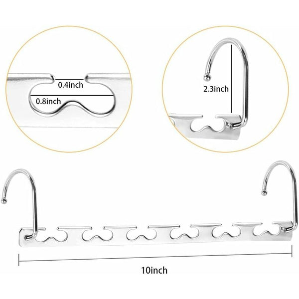 Space Saving Magic Hangers Durable Metal Non Slip Organizer Hooks & Hangers