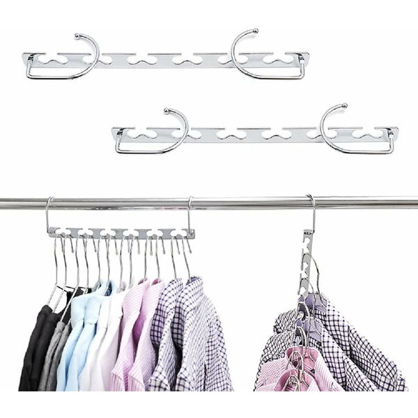 Space Saving Magic Hangers Durable Metal Non Slip Organizer Hooks & Hangers