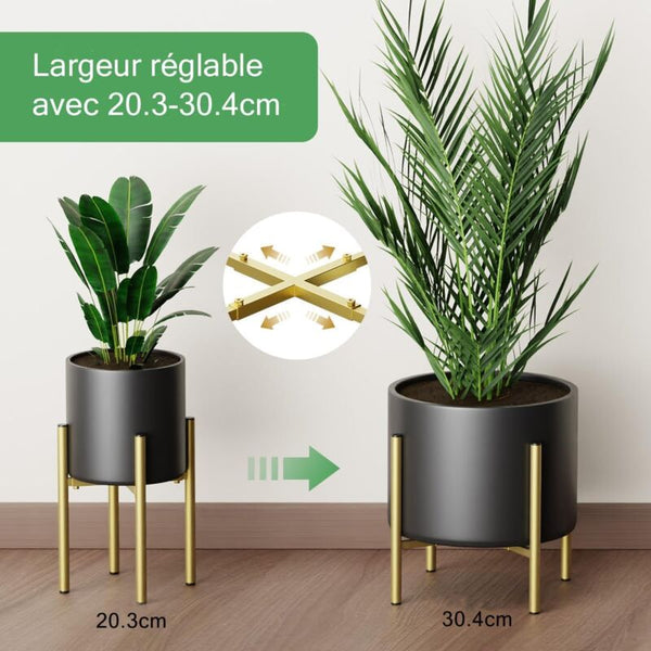 Metal Plant Stand For 20 30Cm Pots Indoor/Outdoor Use Plant Stands