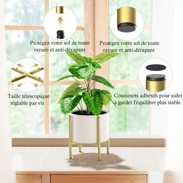 Metal Plant Stand For 20 30Cm Pots Indoor/Outdoor Use Plant Stands