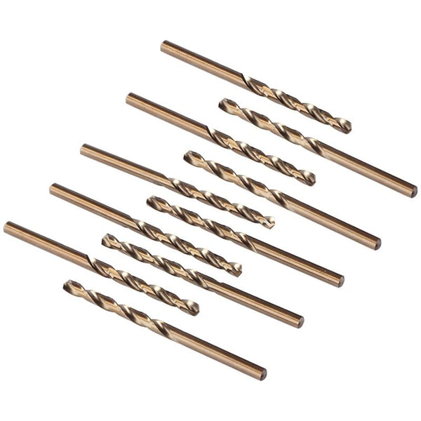 10 Pcs M35 Hss Cobalt Drill Bit Set Steel Twist Diameter 0.8Mm Drill Bits