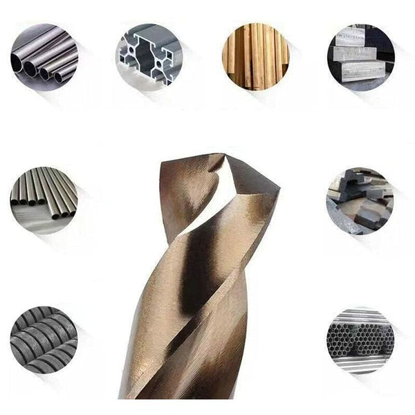 10 Pcs M35 Hss Cobalt Drill Bit Set Steel Twist Diameter 0.8Mm Drill Bits