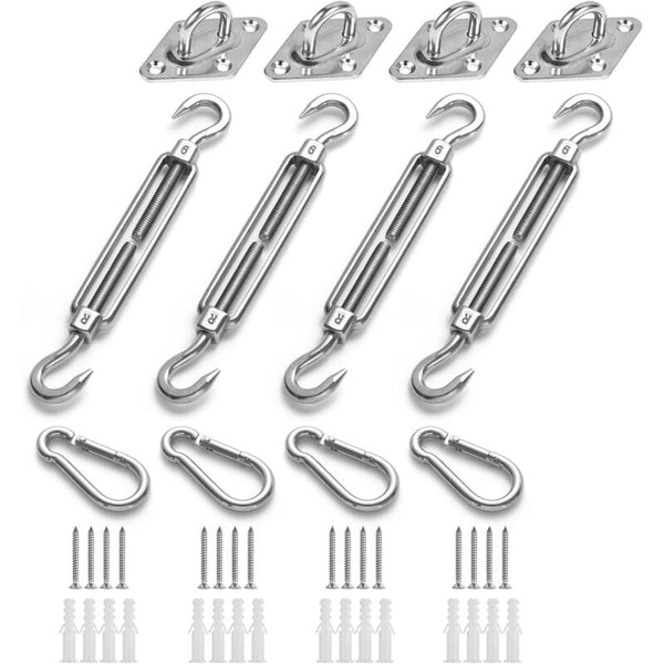 M6 Shade Sail Fixing Kit Stainless Steel Sun For Triangle And Square Rectangle Shade Sails