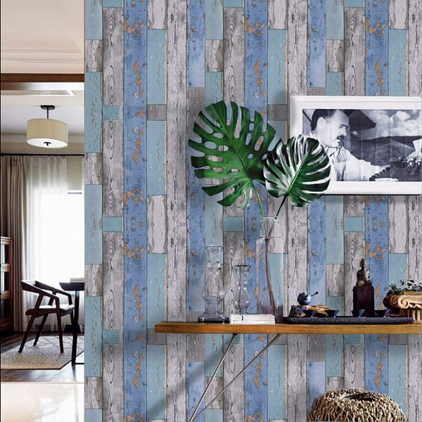 Self Adhesive Wood Grain Vinyl Wallpaper For Furniture & Countertops 45Cm Wide Wallpaper Rolls & Sheets