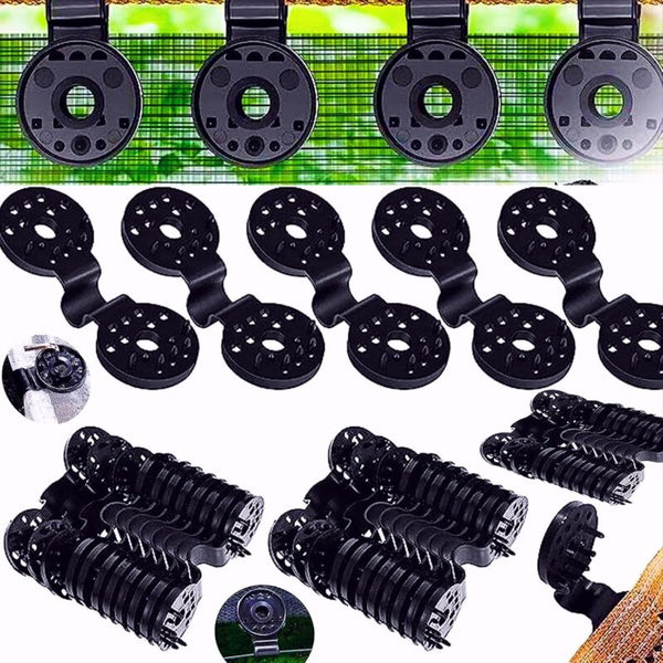 50 Pcs Practical Heavy Duty Fixing Clip For Privacy Screen Fabric Sunshade In Greenhouse Awning & Canopy Parts