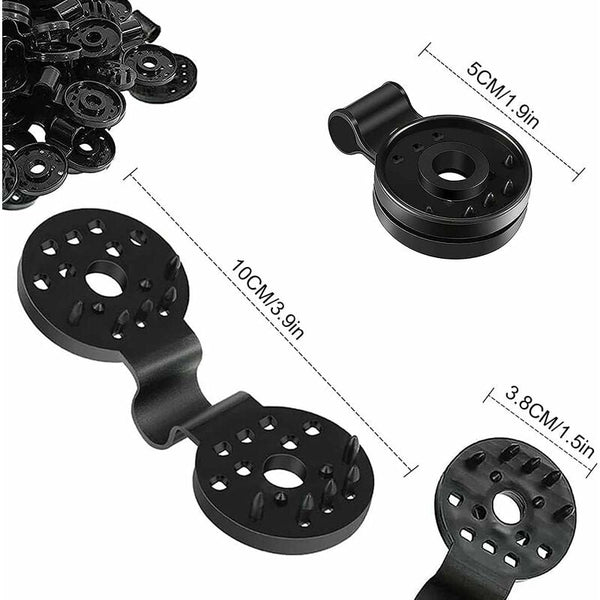 50 Pcs Practical Heavy Duty Fixing Clip For Privacy Screen Fabric Sunshade In Greenhouse Awning & Canopy Parts