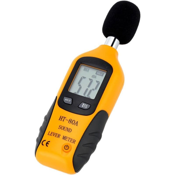 Sound Level Meter 40 130Dba Professional Decibel With Backlit Display (9V Battery Included) Sound Level Meters