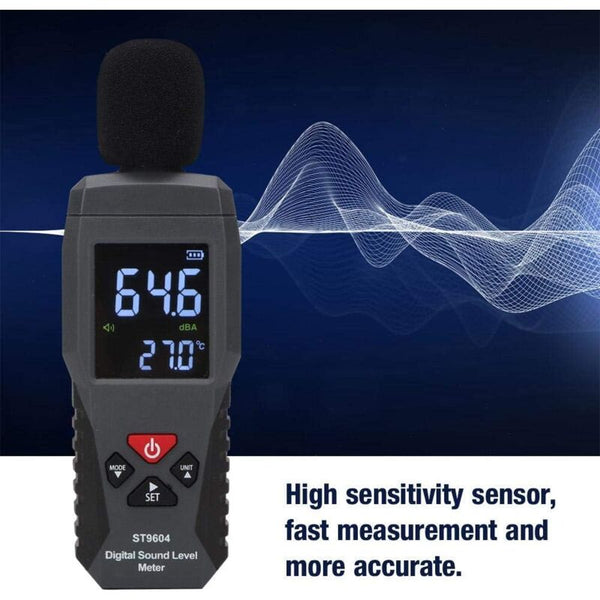 Smart Sensor St9604 Digital Sound Level Meter 30 130Db With Data Hold & Alarm Sound Level Meters