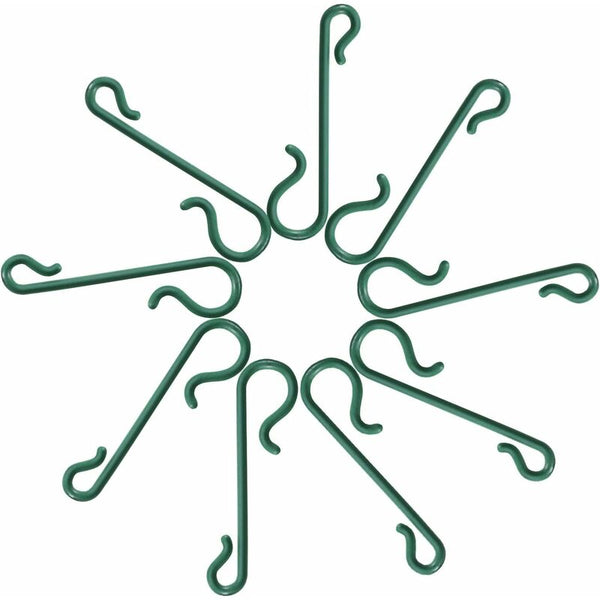 Green Christmas Tree Hooks Mini Hangers For Wreath Vine (200) Hooks & Hangers