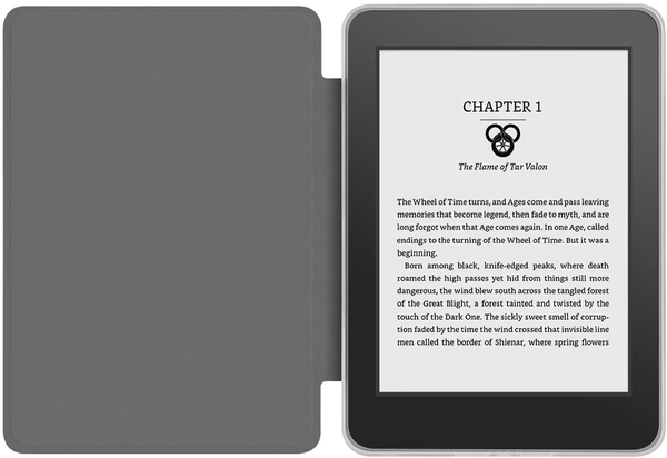 360A Rotating & Detachable Magnetic Case For 6.8" Kindle Paperwhite 11Th Generation (2021) Auto Wake/Sleep Hands Free Stand Clear Back Cover (Black) C