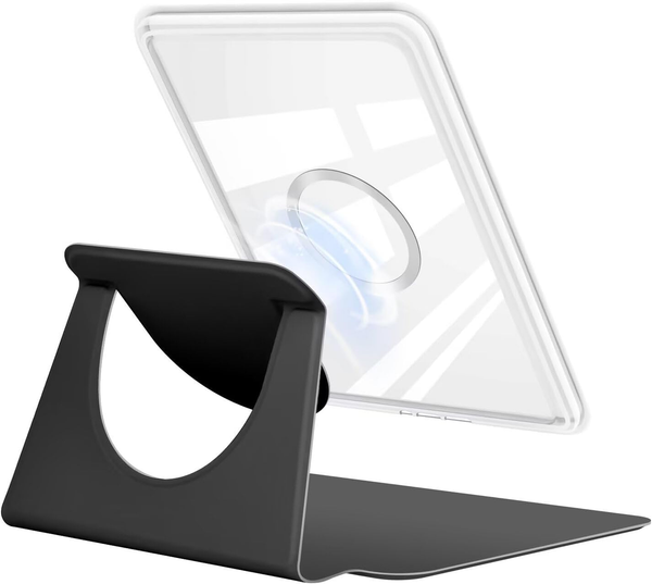 360A Rotating & Detachable Magnetic Case For 6.8" Kindle Paperwhite 11Th Generation (2021) Auto Wake/Sleep Hands Free Stand Clear Back Cover (Black) C