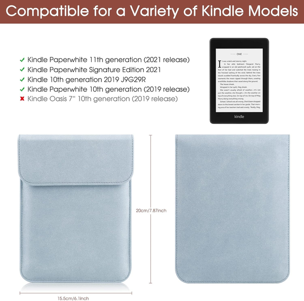 Universal Sleeve Case For 6"6.8" Kindle Paperwhite/Colorsoft/Signature Edition 2024 2012 Bag Pouch Cover 6 6.8'' Kobo/Tolino/Pocketbook 6 Inch Ebook R