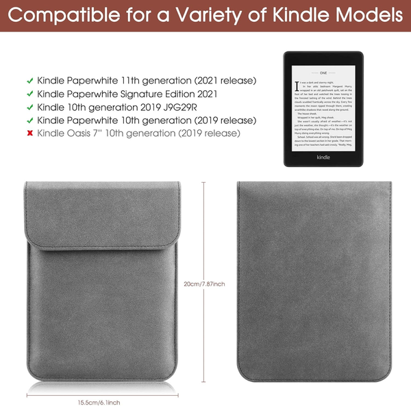 Universal Sleeve Case For 6"6.8" Kindle Paperwhite/Colorsoft/Signature Edition 2024 2012 Bag Pouch Cover 6 6.8'' Kobo/Tolino/Pocketbook 6 Inch Ebook R
