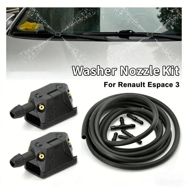 4 Hole Car Wiper Arm Washer Nozzle 8Mm/9Mm Compatible With Renault Espace 3 Windshield Retrofit. Windshield Repair Kits & Tools