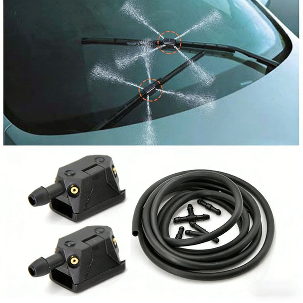 4 Hole Car Wiper Arm Washer Nozzle 8Mm/9Mm Compatible With Renault Espace 3 Windshield Retrofit. Windshield Repair Kits & Tools
