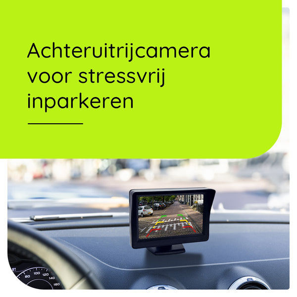 Procar Arc1 Hd Parking Backup Camera + 4.3 Inch Tft Lcd Monitor Black Rear View Monitors/Cams & Kits
