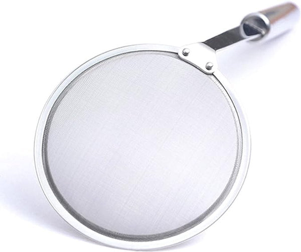 Set Of 2 Hanging Skimmers With Handle Kitchen Tool Silver 32 Cm Stainless Steel Other Kitchen Gadgets